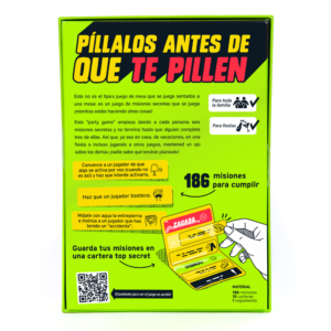 Dont Get Got juego de mesa en español Mercurio reverso