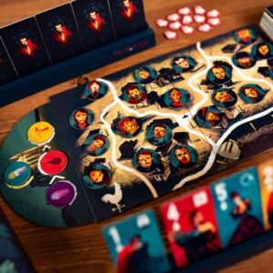 Drácula vs Van Helsing juego de mesa en español componentes