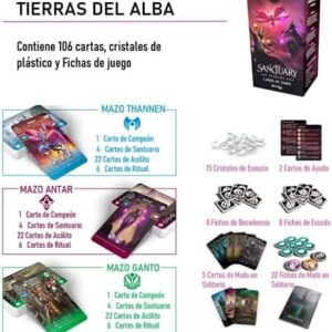 sanctuary juego de mesa en español componentes