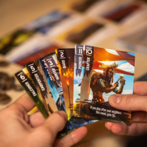 vaalbara juego de mesa en español, arte y cartas