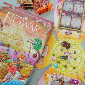 Flowar juego de mesa en español Primigenio componentes
