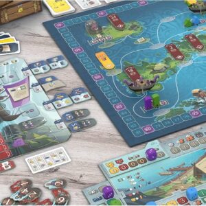 Karvi juego de mesa en español Devir componentes