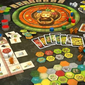 Castles of Tuscany juego de mesa en inglés Ravensburger componentes