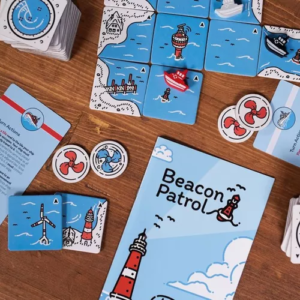 beacon patrol juego de mesa en español Devir componentes