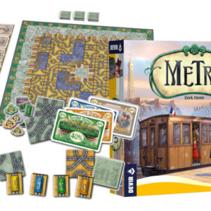 Metro juego de mesa en español Devir componentes