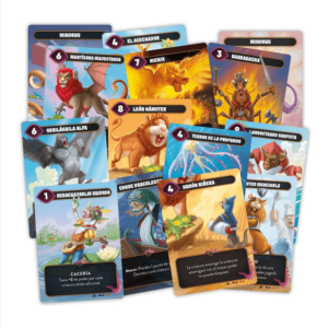 Mindbug juego de mesa en español Devir componentes