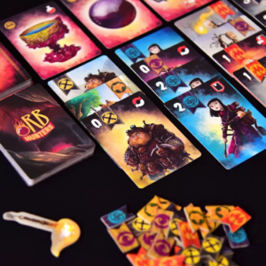 orb hunters juego de mesa en español cartas y componentes