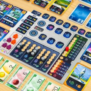Planet B juego de mesa en español Devir componentes