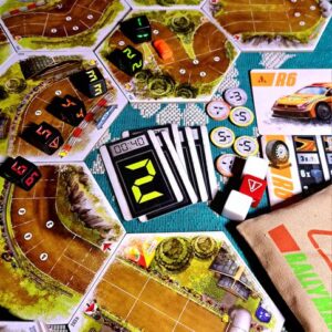 Rallyman juego de mesa en español Devir componentes