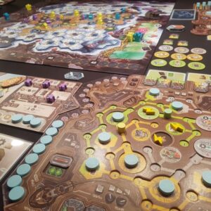 Revive juego de mesa en español Devir componentes
