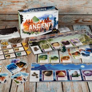 Saber ancestral juego de mesa en español Devir componentes