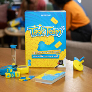 Task Team juego de mesa en ingles Gigamic componentes