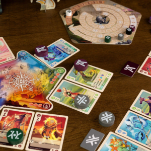 El Valle de la eternidad juego de mesa en español maldito Games componentes