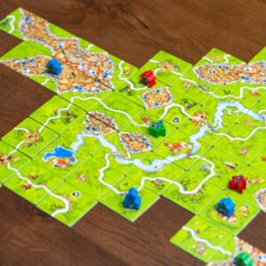 Carcassonne juego de mesa en español Devir componentes