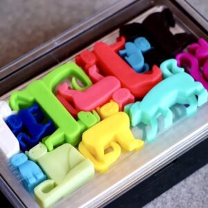 Cat Stax juego de mesa en ingles Gamewright componentes