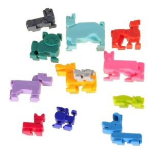 Dog Stax juego de mesa en ingles Gamewright componentes