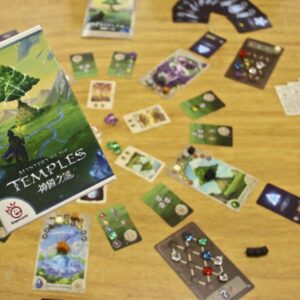 enigma de los templos juego de mesa en español TCG Factory componentes