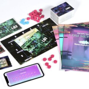 Escape tales sin memoria juego de mesa en español TCG Factory componentes