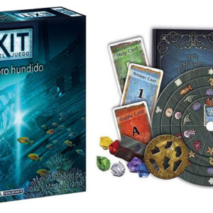 Exit: El Tesoro hundido juego de mesa en español Devir componentes
