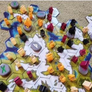 Fjords juego de mesa en español SD Games componentes