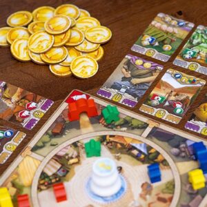 Lions of Lydia juego de mesa en español TCG Factory componentes