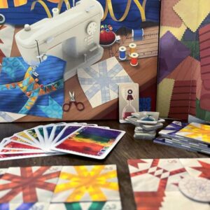 Quilt Show juego de mesa en inglés Rio Grande componentes
