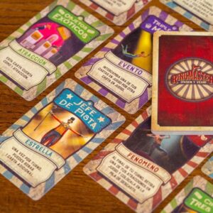 Ringmaster juego de mesa en español TCG Factory componentes
