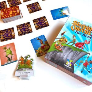 Sleeping queens 2 juego de mesa en ingles Gamewright componentes