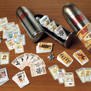 Bang The Bullet juego de mesa en inglés Eage componentes