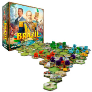 Brazil Imperial juego de mesa en inglés Tlama componentes