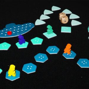Deep Sea Adventure juego de mesa en inglés Oink Games componentes