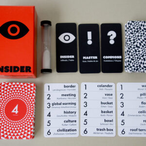 Insider juego de mesa en inglés Oink Games componentes