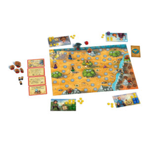 Andor Junior juego de mesa en español Devir portada de componentes