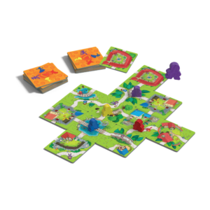 Carcassonne Junior juego de mesa en español Devir componentes
