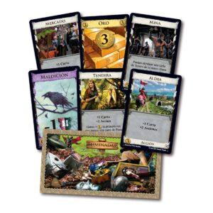 Dominion juego de mesa en español Devir componentes