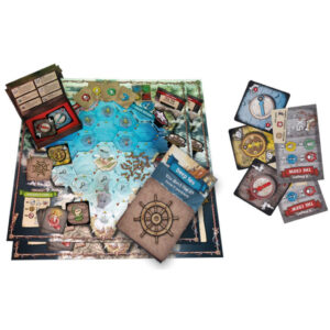 Feed the Kraken juego de mesa en español Bumble3ee componentes