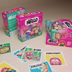 Hello juego de mesa en español Cacahuete Games componentes