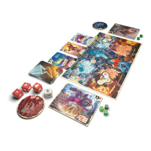 King of Tokyo Duel juego de mesa en español Devir componentes