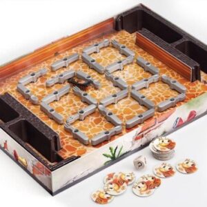 Componentes del juego de mesa La Cucaracha en español por la editorial Ravensburger