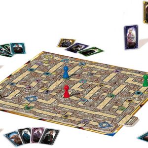 Componentes y caja del juego de mesa Labyrinth Harry Potter en Español por la editorial Ravensburger