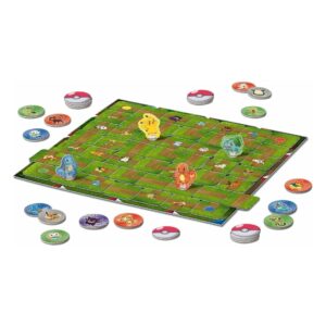 Componentes del juego de mesa Labyrinth Pokemon en Inglés por la editorial Ravensburger