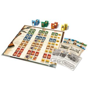 tablero del juego de mesa Museum en español por la editorial Devir