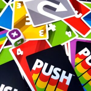 Cartas del juego de mesa Push en Español por la editorial Ravensburger
