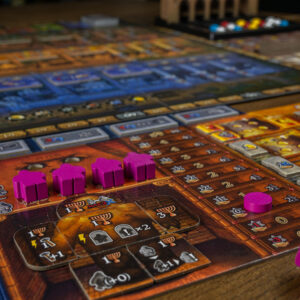 Componentes del juego de mesa Golem en Español por la editorial Maldito Games