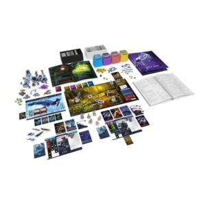 Tablero y componentes del juego de mesa ISS Vanguard en Español por la editorial Devir