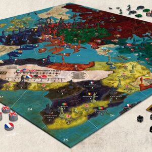 Componentes del juego de mesa Axis & Allies: WWI 1914 en Inglés por la editorial Rengade Games