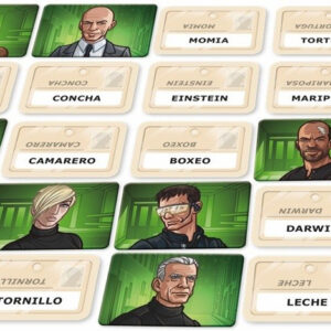 Componentes del juego de mesa Código Secreto Duo en Español por la editorial Devir