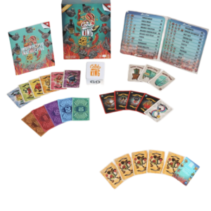 Componentes del juego de mesa Cook King en Español por la editorial Juegos Bravou