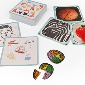 Componentes y cartas del juego de mesa Cortex Challenge en Español por la editorial Asmodee