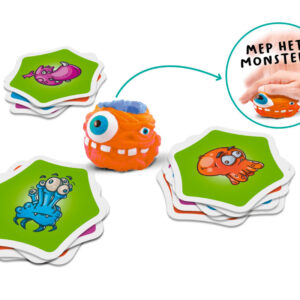 Componentes del juego de mesa Monster Mash en Español por la editorial FlexIq